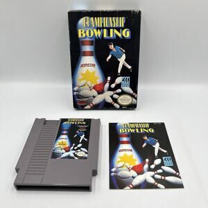Championship Bowling (Nintendo Entertainment System, 1989) NES Complete CIB